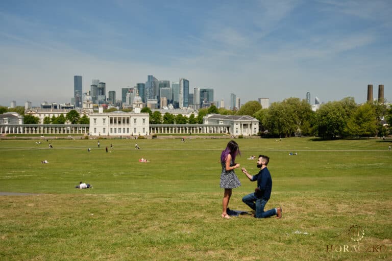 Greenwich Park Proposal Photoshoot