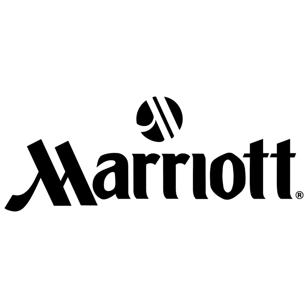 marriott logo black and white